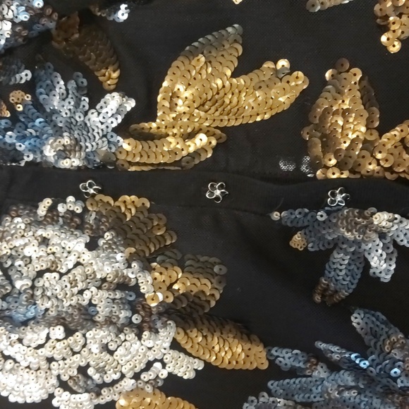 Charter Clubs Floral sequin Cardigan. - Picture 5 of 5